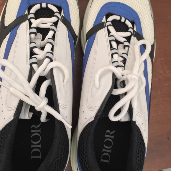 Dior B22 Authentic Blue/White  Sneakers Made in Italy serial number 20HLS 51. - Picture 3 of 12